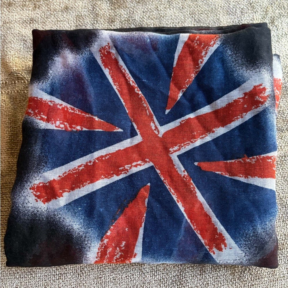 Union Jack Graphic scarf